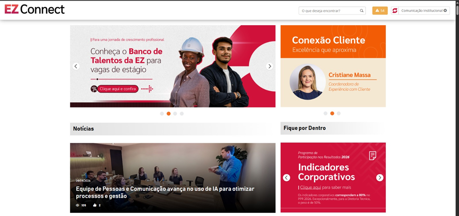 Portal EZ Connect — Eztec avança no uso de IA